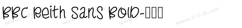 BBC Reith Sans Bold字体转换